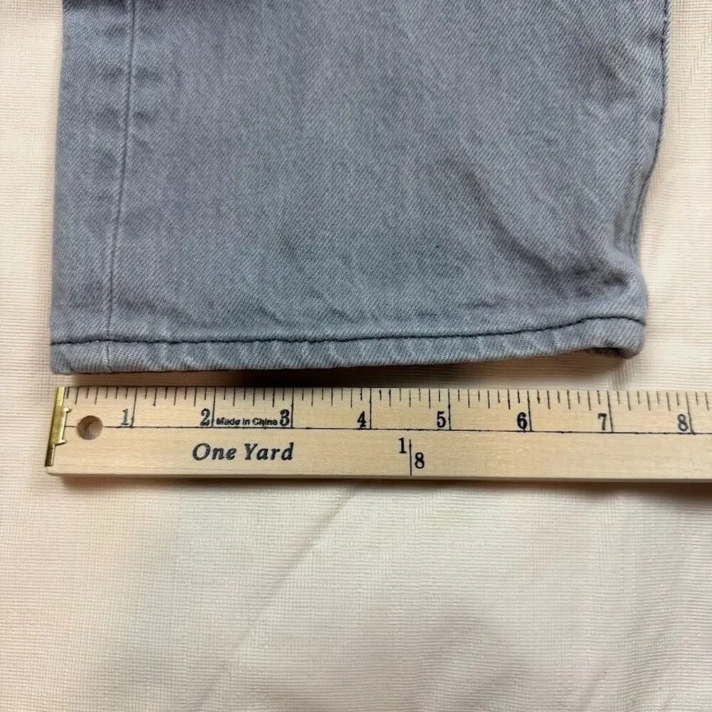 Levi's 501 Original Fit Jeans in "Silver Rigid" (Grey), 32x34 (measures 29x30) - Picture 13 of 13